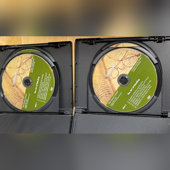 The Great Courses The Art of Reading DVDs Parts 1-2 Complete, no guidebook incl - Picture 3 of 4